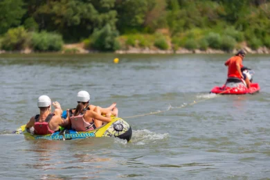 River rafting is always a popular activity